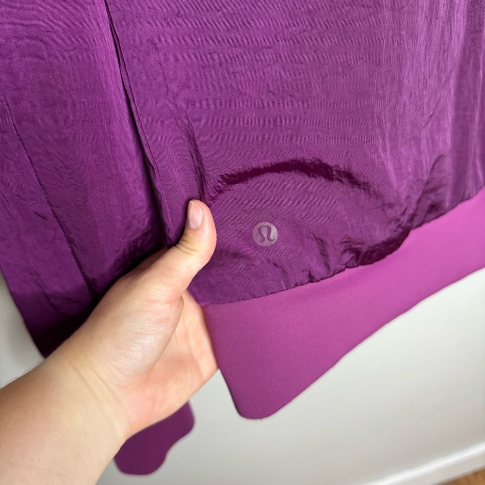 Lululemon Non-Stop Bomber Jacket *Reversible Marvel Purple Color - Picture 11 of 15